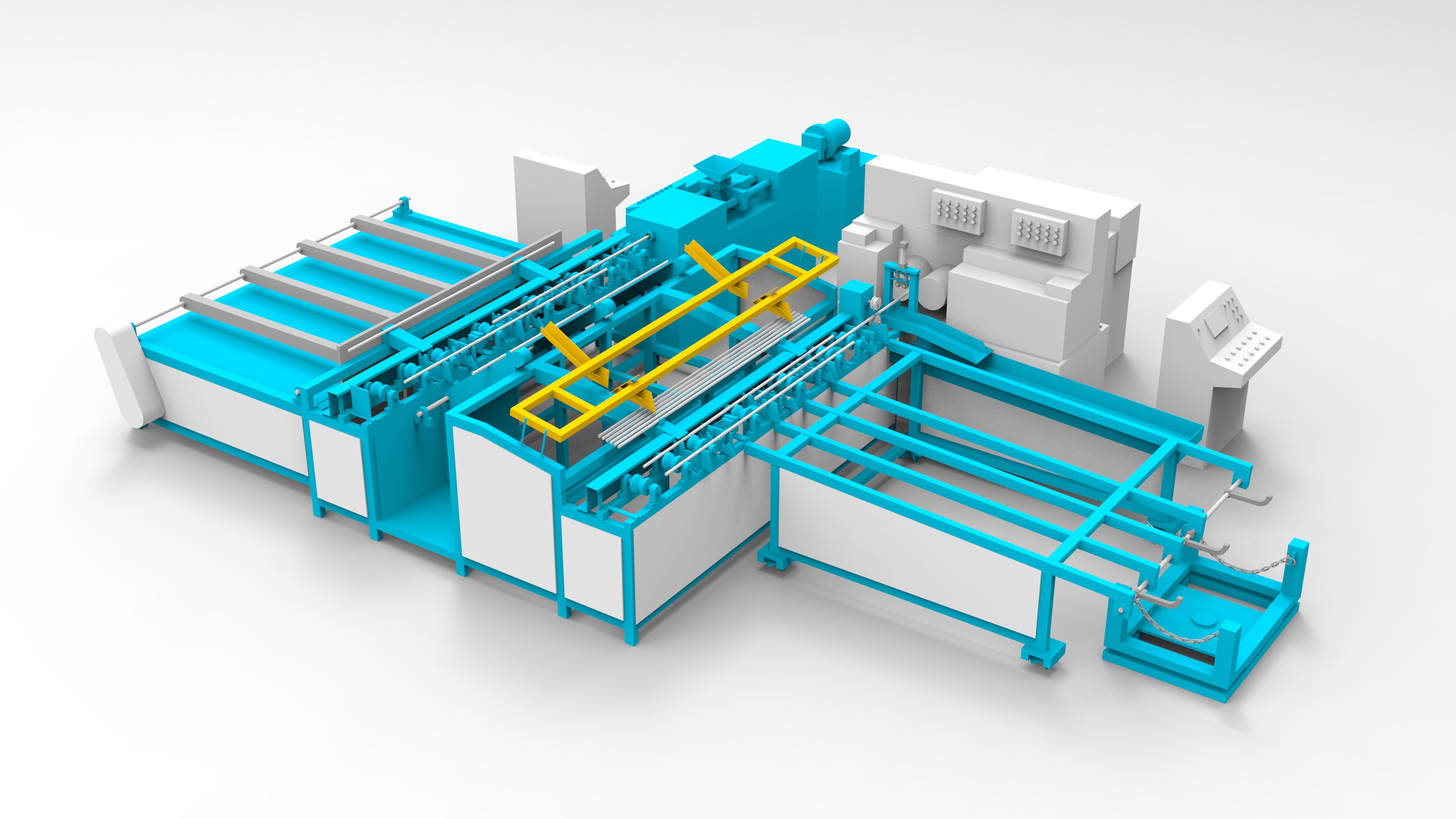 全自動(dòng)錨桿生產(chǎn)線